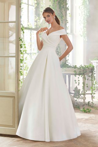 woman in morilee bridal gown